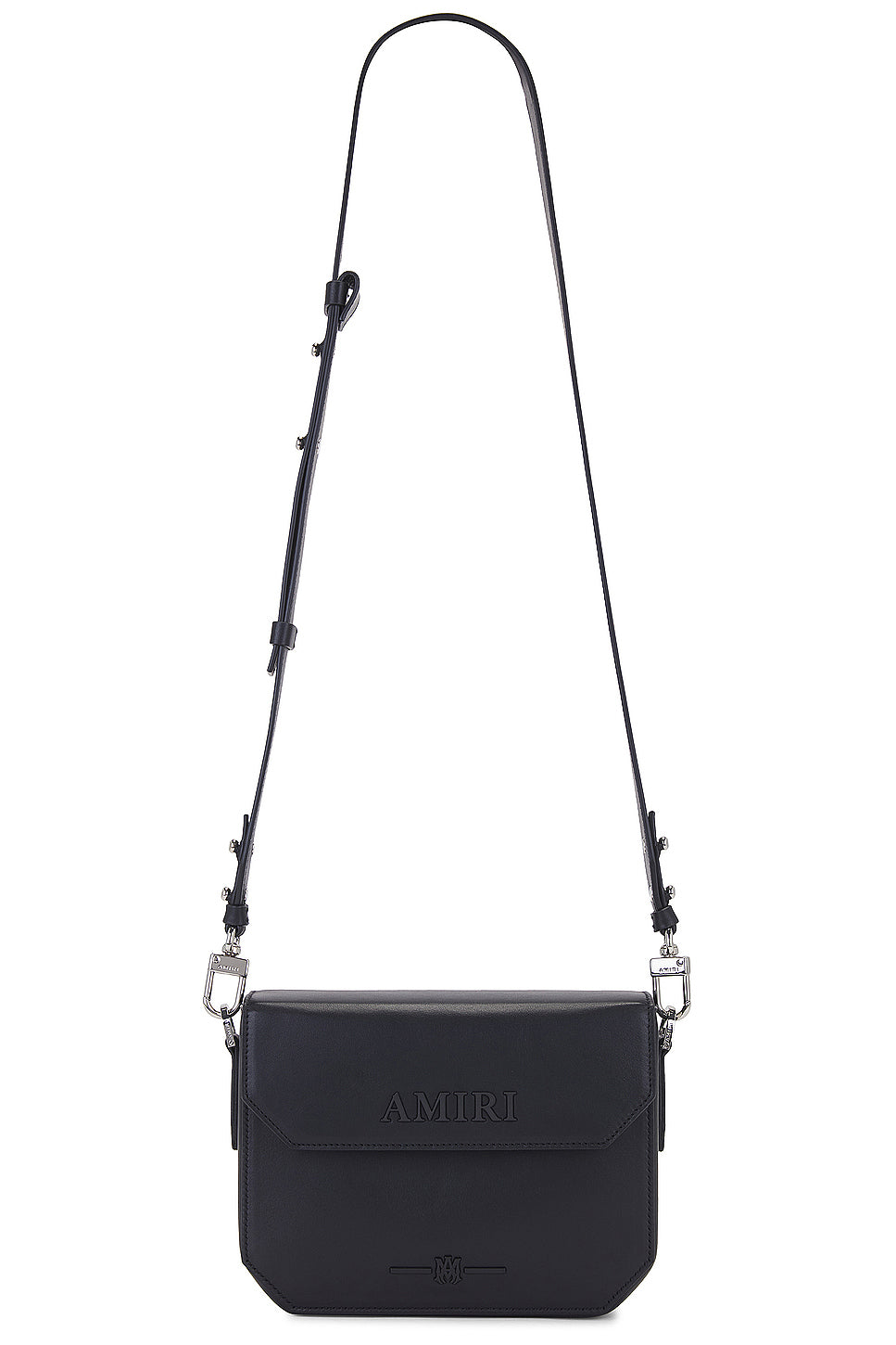 Nappa Leather Flap Crossbody Bag