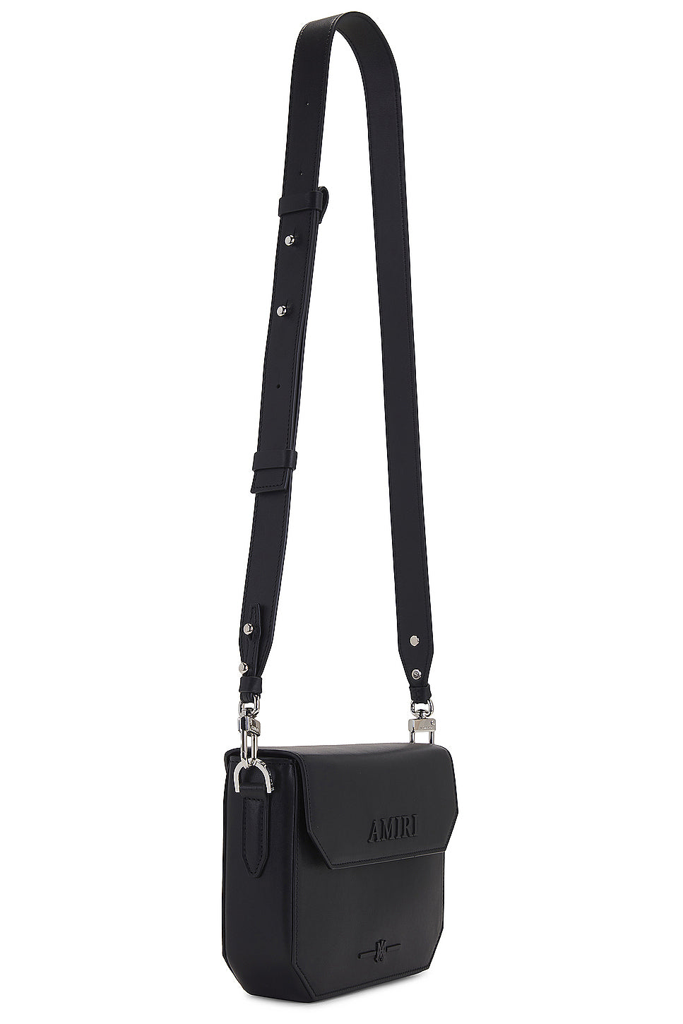 Nappa Leather Flap Crossbody Bag