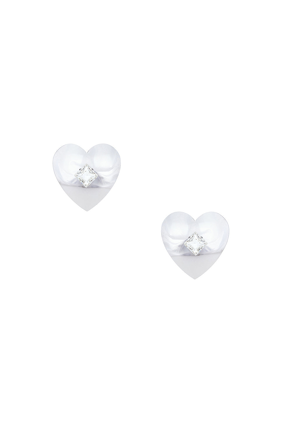 Metal Heart Earrings