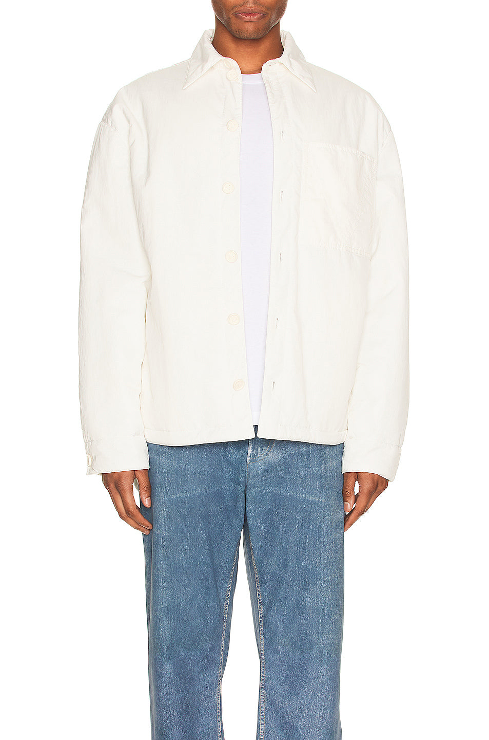 V Pocket Overshirt Jacket