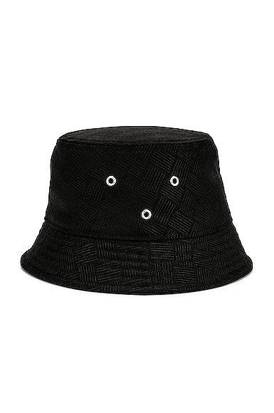 Intreccio Jacquard Nylon Bucket Hat