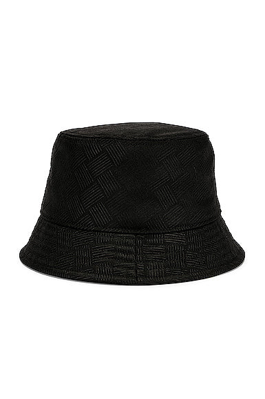 Intreccio Jacquard Nylon Bucket Hat