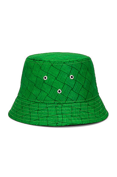 Intreccio Jacquard Nylon Bucket Hat