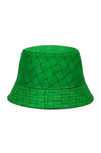 Intreccio Jacquard Nylon Bucket Hat