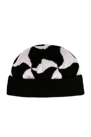 Wavy Triangle Wool Beanie