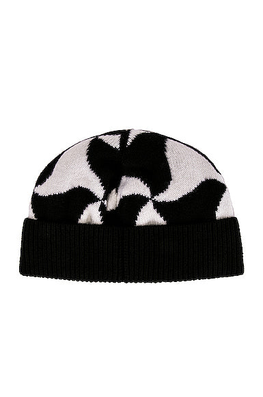 Wavy Triangle Wool Beanie