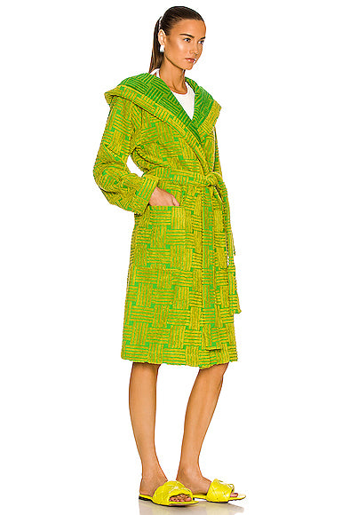 Intreccio Jacquard Cotton Terry Bathrobe