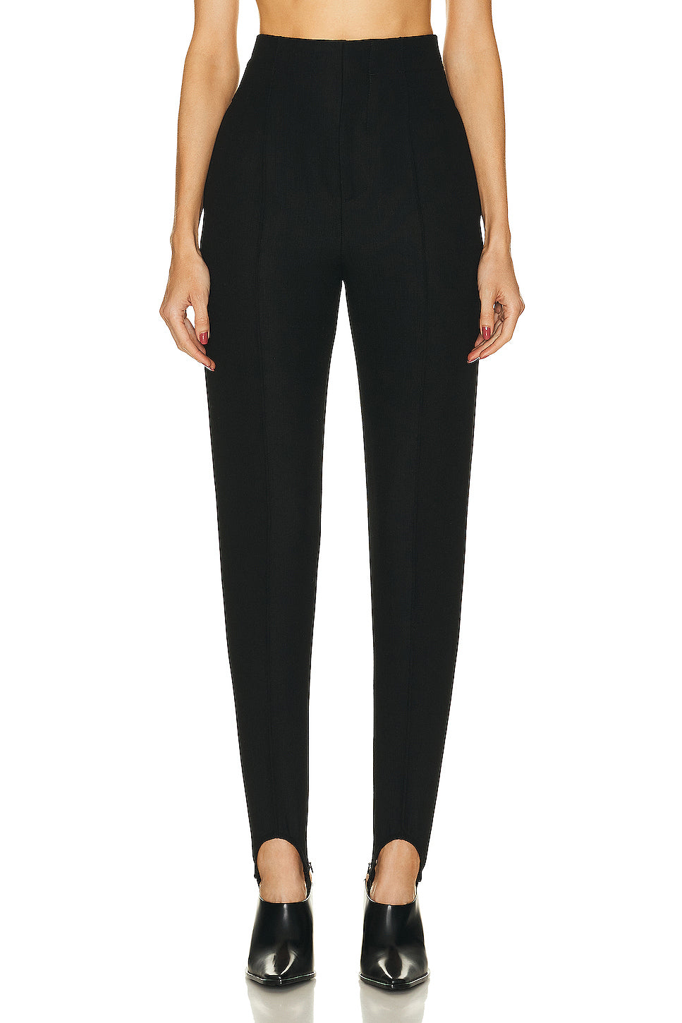 Structured Double Melange Trousers