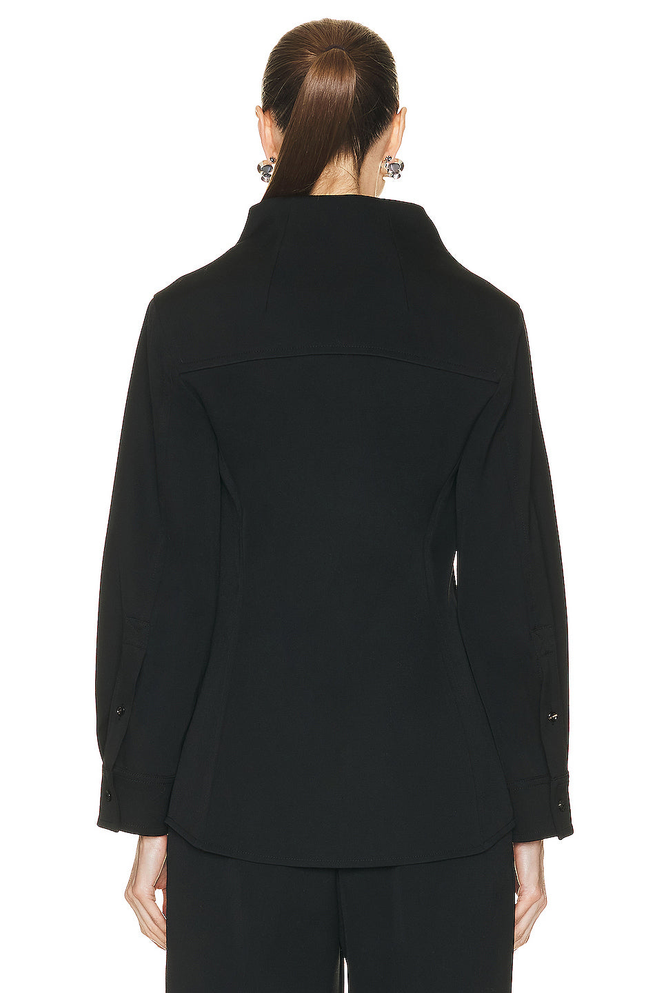 Stretch Funnel Neck Shirt