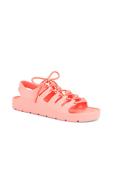 Jelly Lace Up Sandals
