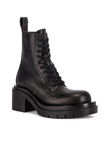 Lug Lace Up Ankle Boots