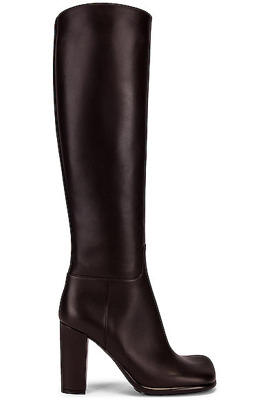 Leather Knee High Boots