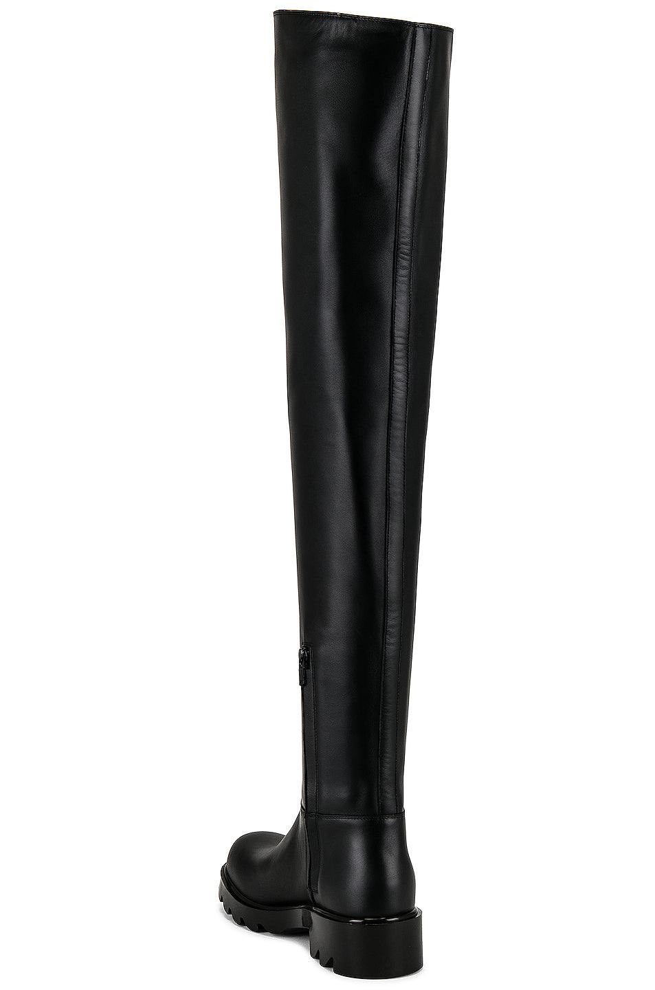 Leather Thigh High Boots