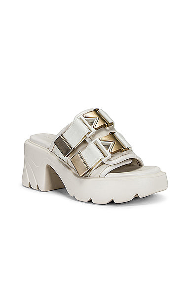 Flash Buckle Mule Sandals