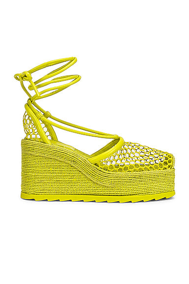 Stretch Lace Up Espadrilles