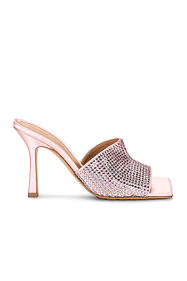 Sparkle Stretch Mule Sandals