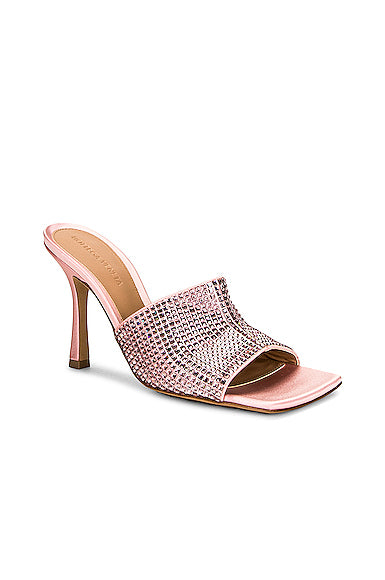 Sparkle Stretch Mule Sandals