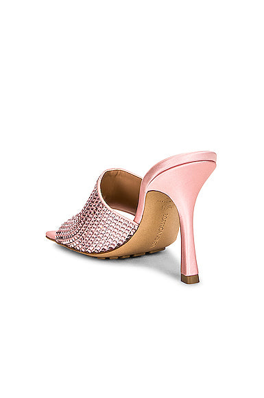 Sparkle Stretch Mule Sandals