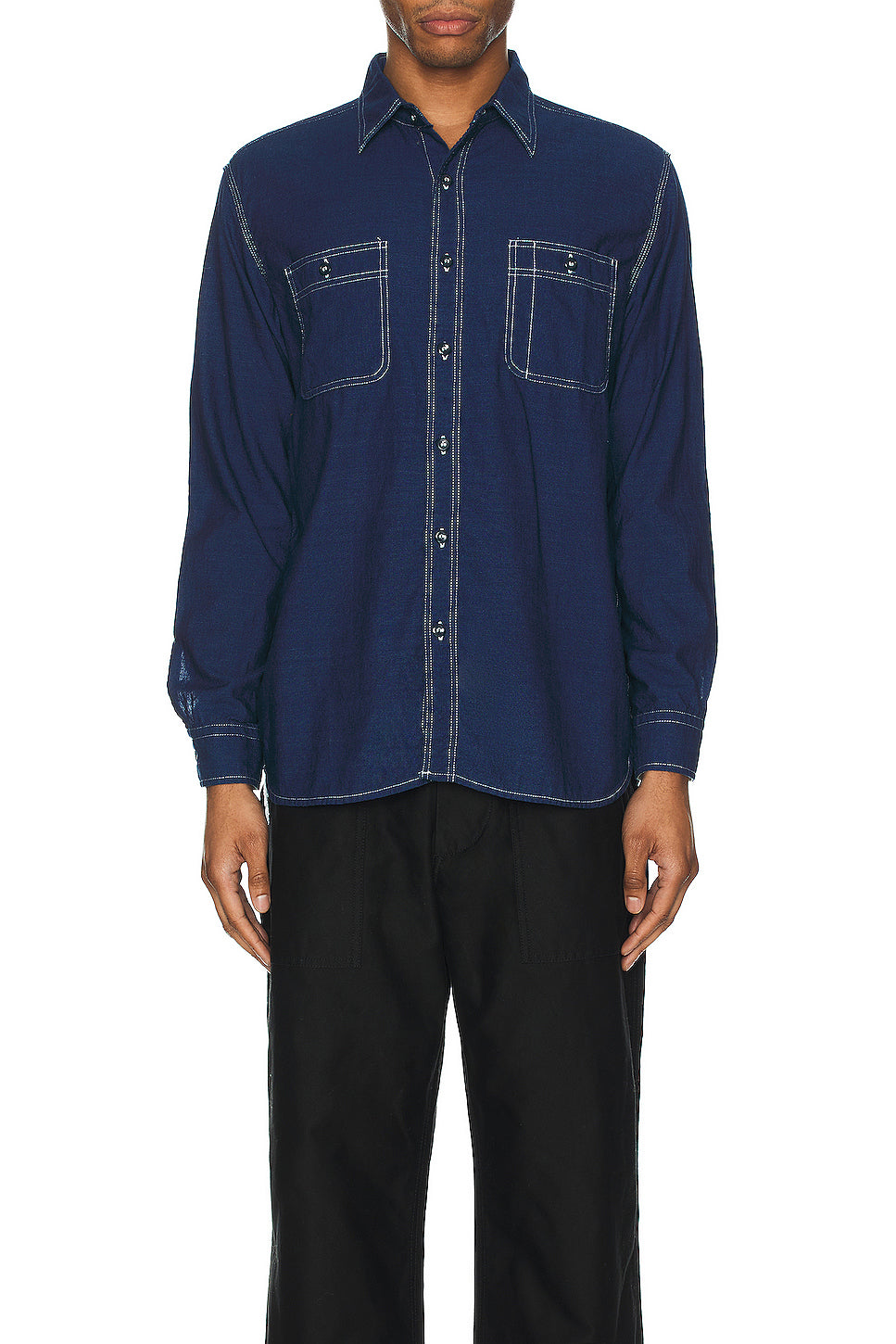 Work Indigo Chambray Shirt