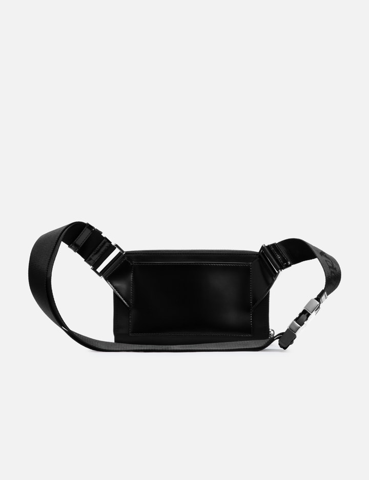 Brushed Leather and Nylon Belt Bag