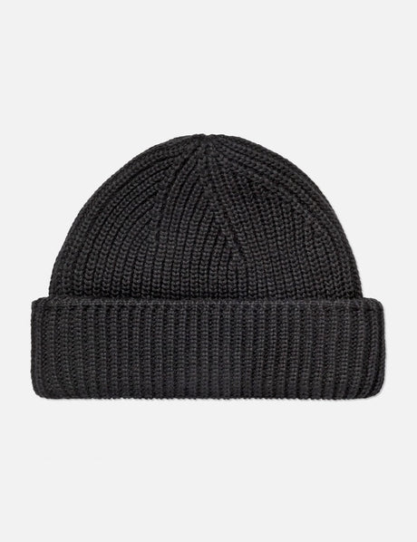 Beanie With Metal Plate Logo