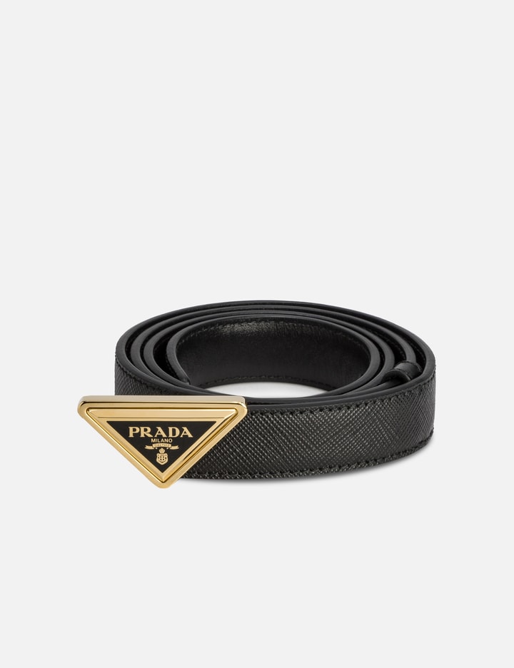 Saffiano Leather Belt