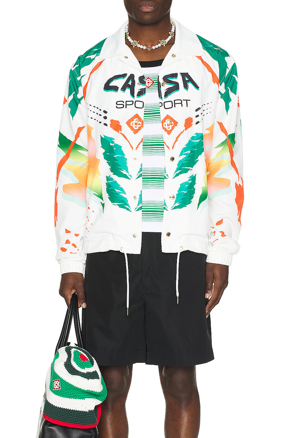 Printed Coach Jacket