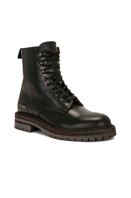 Leather Winter Combat Boots