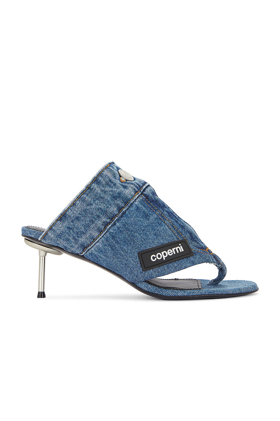 Denim Open Thong Sandal