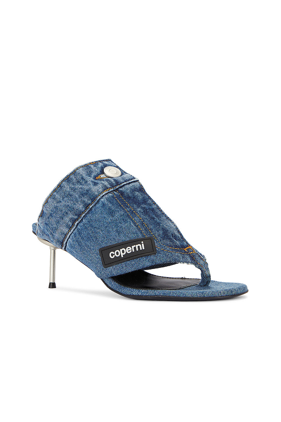 Denim Open Thong Sandal