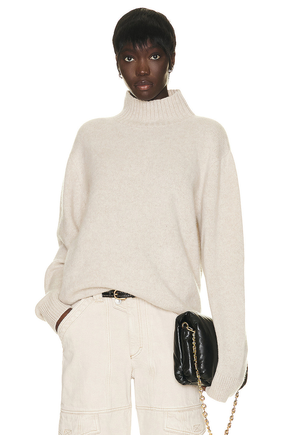 Relaxed Turtleneck Sweater