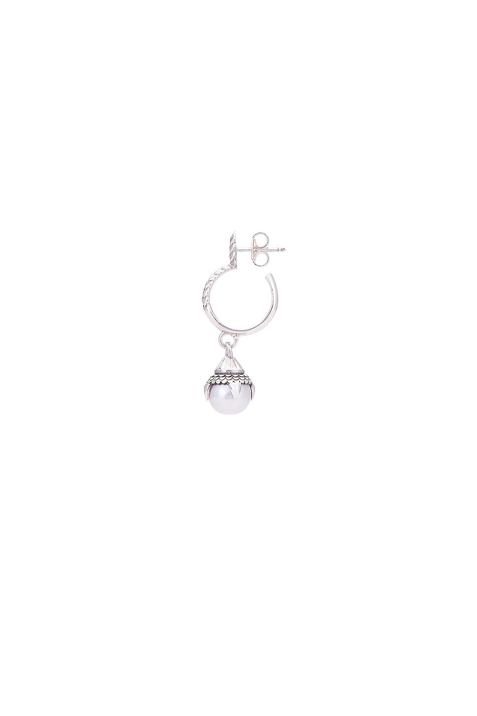 Pearl Hoop Earring