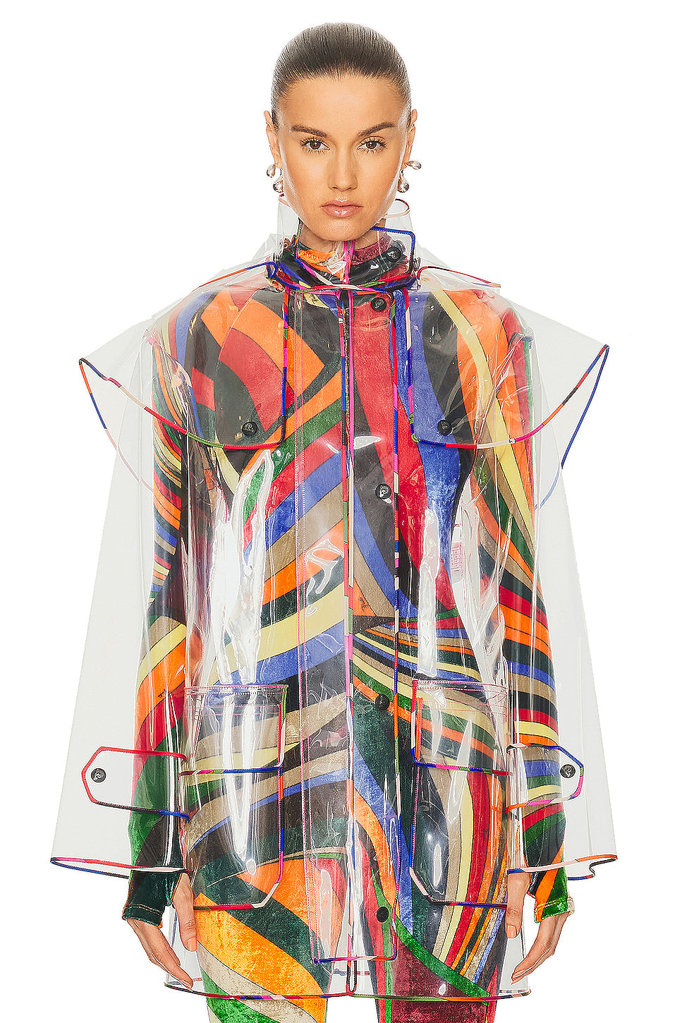 Transparent Polyurethane Raincoat
