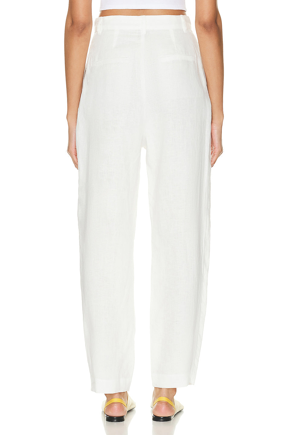 Tapered Pleated High Waist Pant