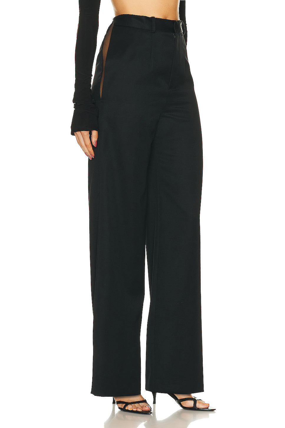 Peek Open Thigh Pant