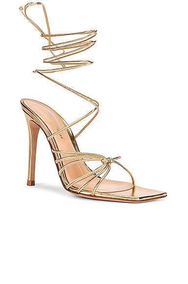 Nappa Silk Strappy Heels