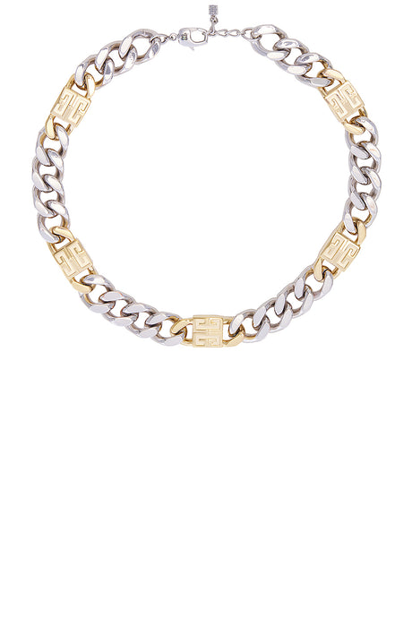 4g Golden Silvery Chain Large Necklace