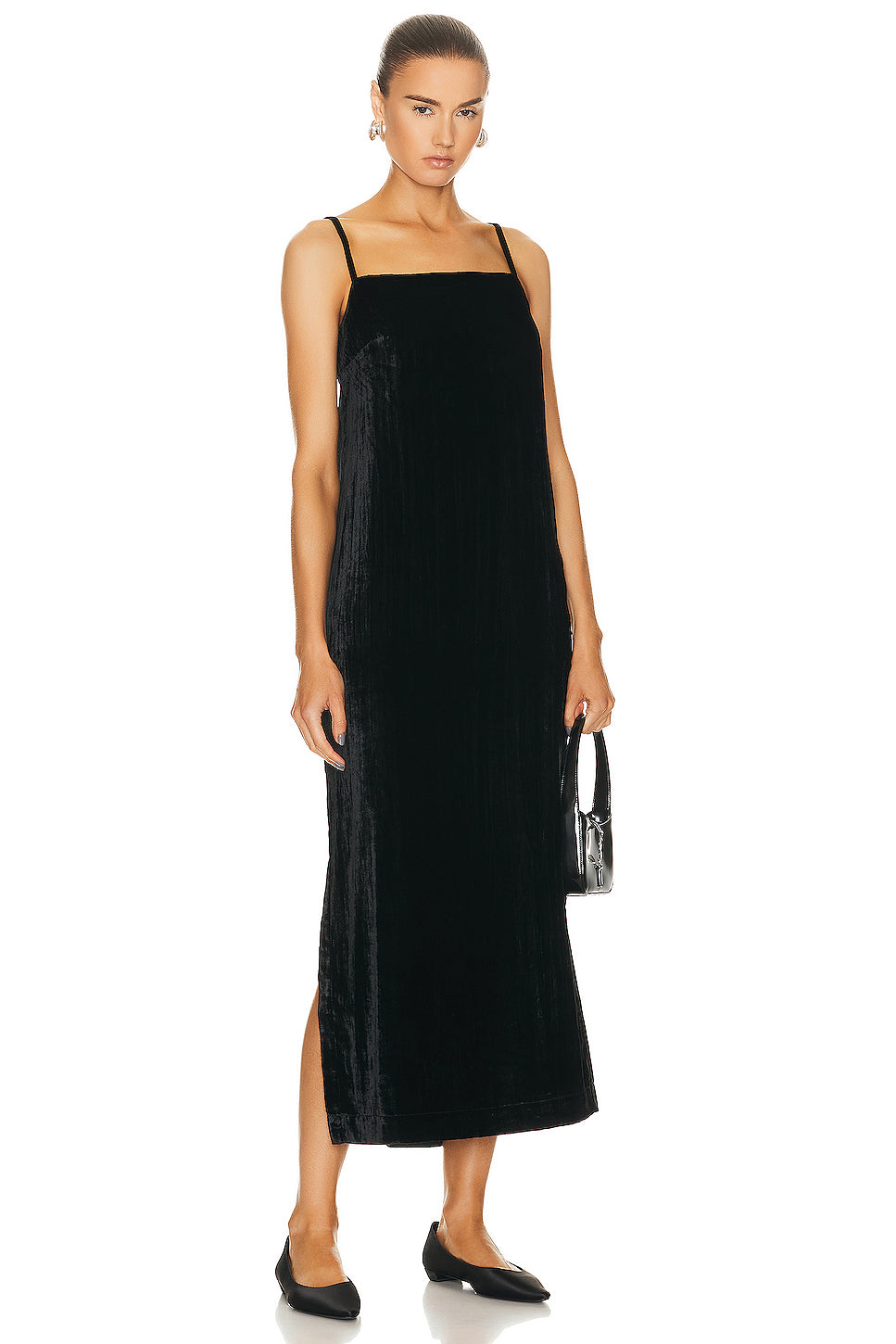 Etinas Long Velvet Dress