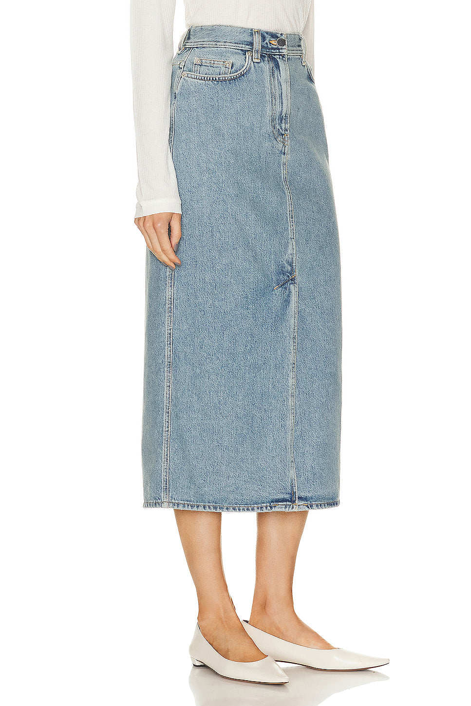 Rona Denim Long Skirt