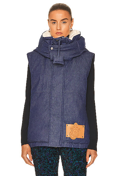 1 Moncler JW Anderson Dalby Denim Vest