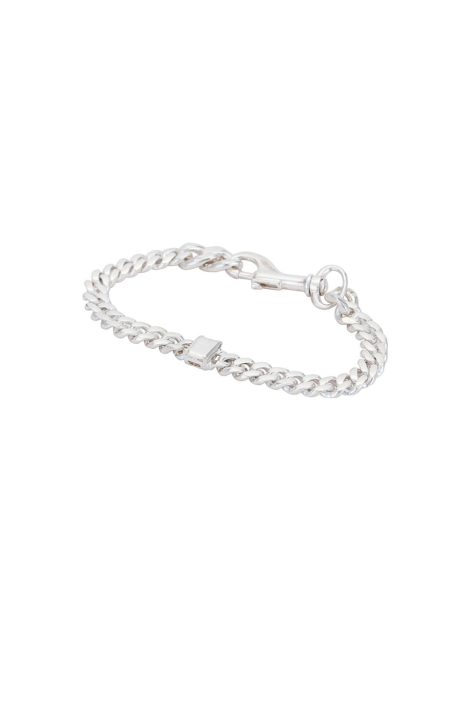 925 Silver Stone Thin Link Bracelet