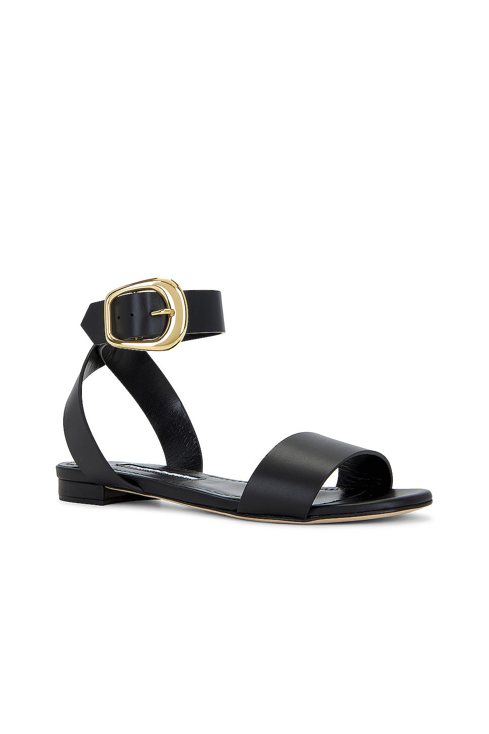 Brutas Flat Leather Sandal