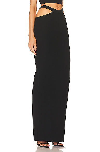 Cut Out Maxi Skirt