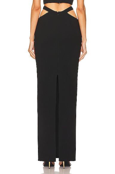 Cut Out Maxi Skirt