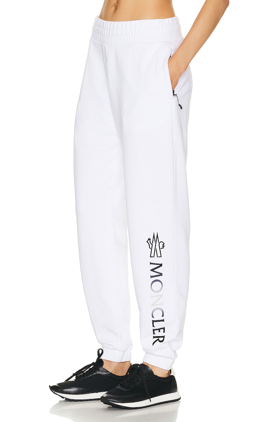 Logo Degrade Jogger In White