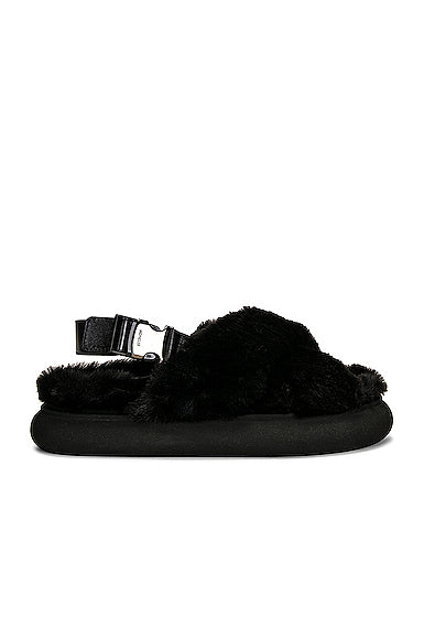 Solarisse Faux Fur Sandal