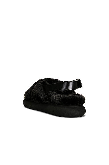 Solarisse Faux Fur Sandal