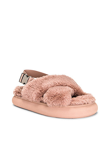 Solarisse Fur Sandal