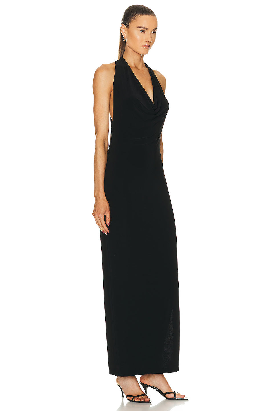 Halter Neeta Side Slit Gown