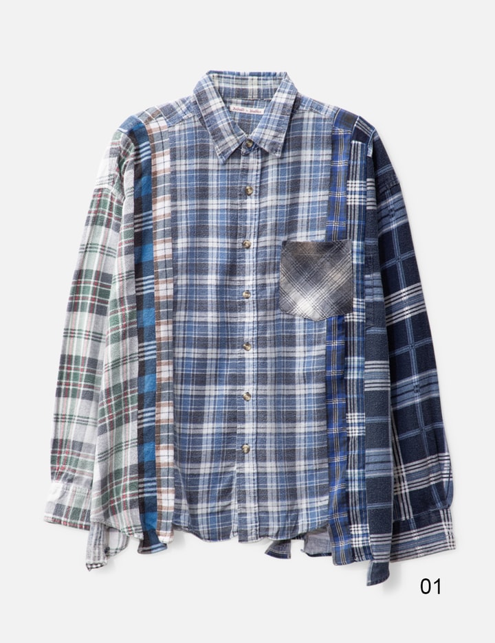 7 Cuts Wide Flannel Shirt